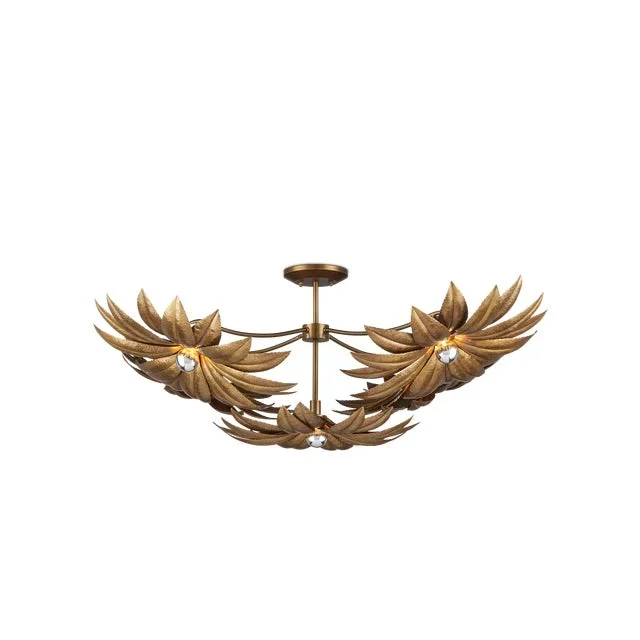 Currey & Company Alithea Medium Semi-Flush Mount
