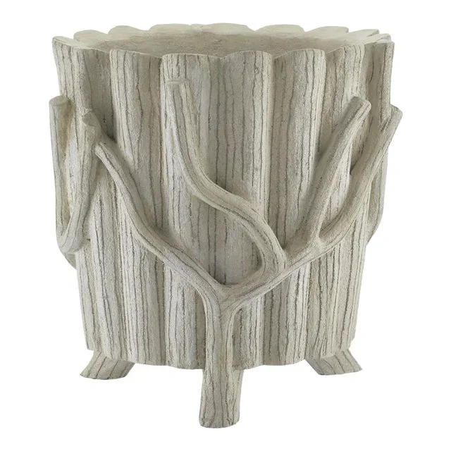 Currey & Company Faux Bois Planter