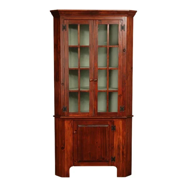 Custom Quality Pine Corner Cabinet