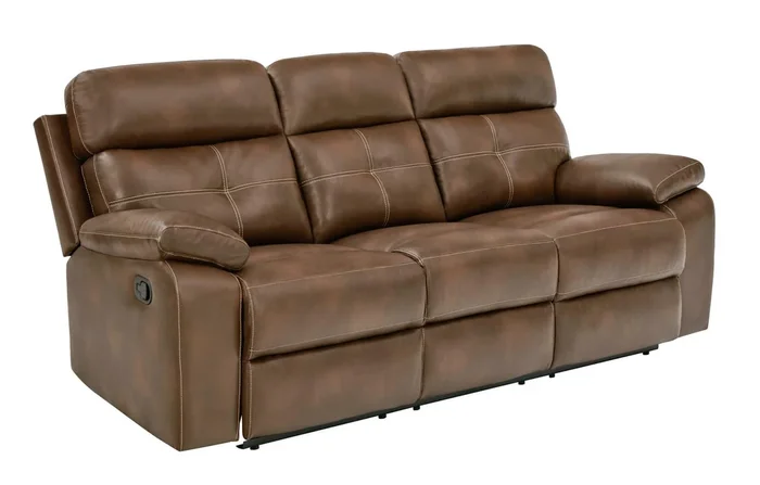 Damiano Motion – Reclining Sofa – Light Brown