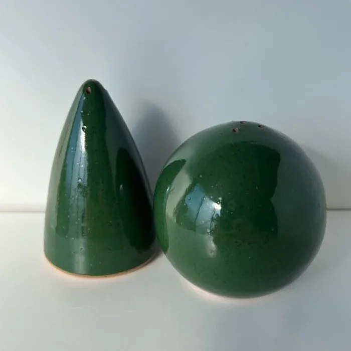 Dark Green Salt and Pepper Shaker
