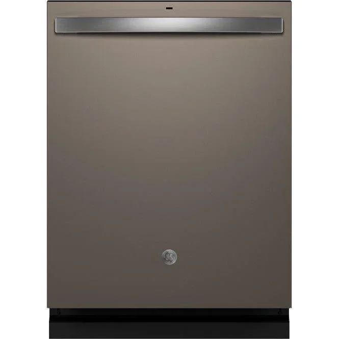 DEAL! #619 – OPEN BOX – GE 24 in. Slate Top Control Built-In Tall Tub Dishwasher w/3rd Rack, Bottle Jets, 45 dBA in Slate