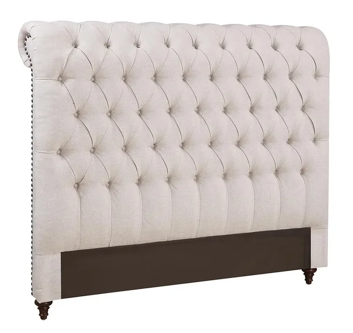 Devon – Upholstered Full Headboard – Beige