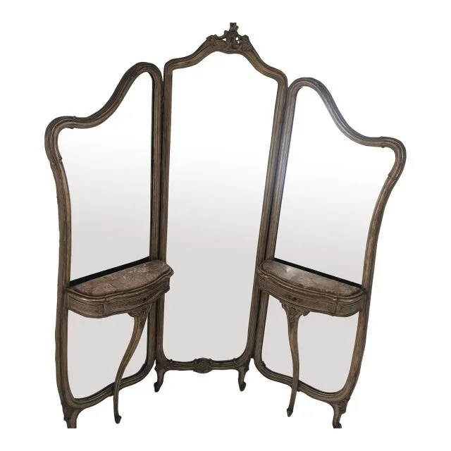 Early 19th Century French Mirrored Vanity