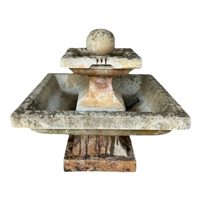 Early 21st Century Equinox Fountain Cast Stone Fountain
