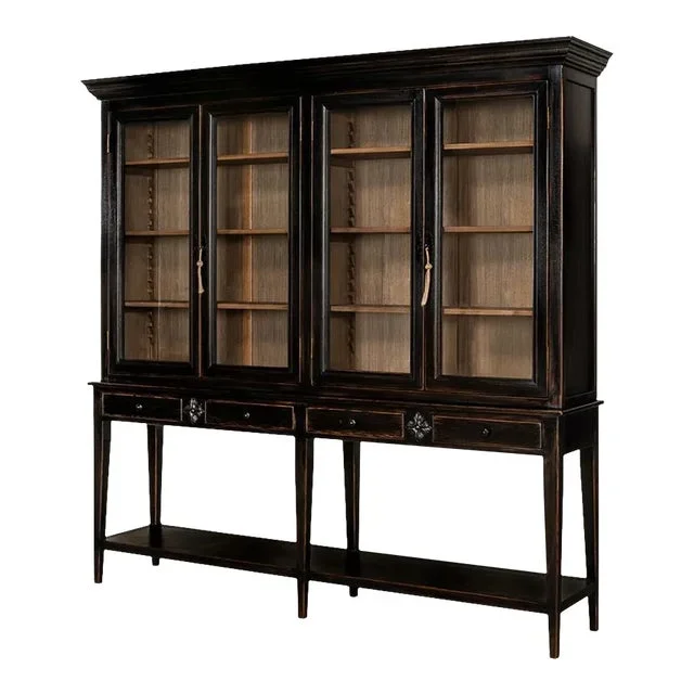 Ebonized Display Cabinet
