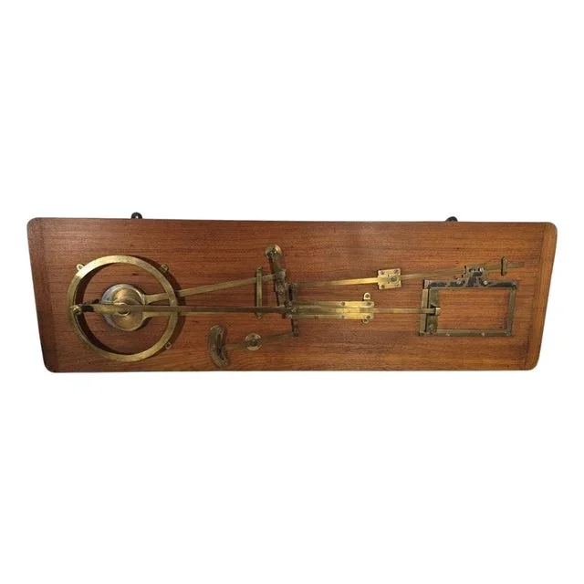 Educational Mechanical Model in Bronze and Wood, 1870