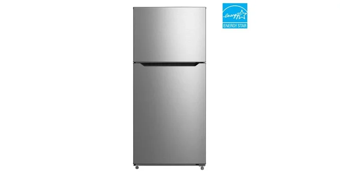 ELEMENT APPLIANCE Element Electronics 20.5 cu. ft. Top Freezer Refrigerator – Stainless Steel, ENERG…