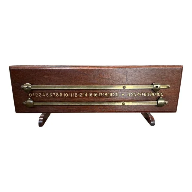 English Billiard Scoreboard, 1940s