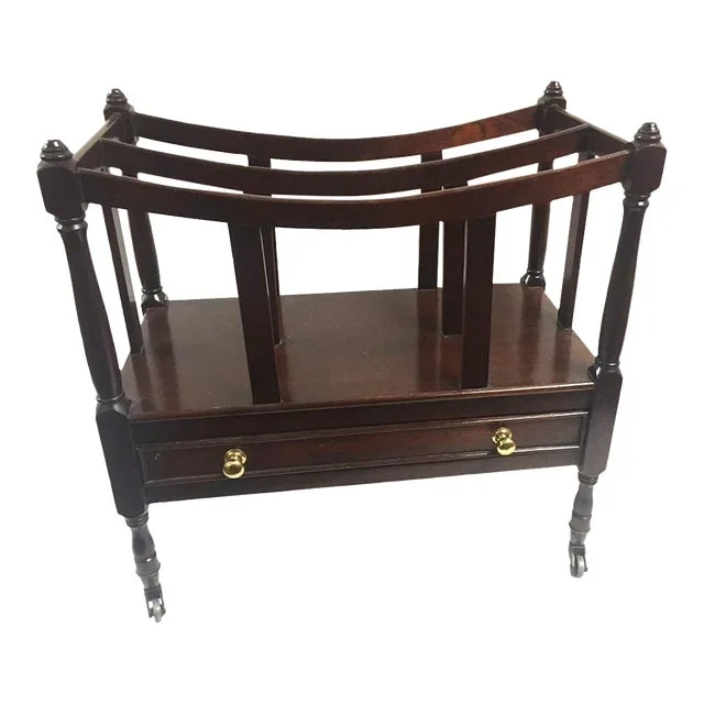 English Mahogany Canterbury