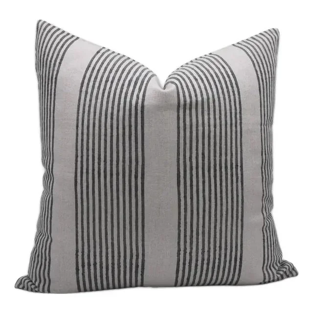 Fabdivine Artisan Block Print Throw Pillow Cover 12×20 Inch Pure Linen- Saat Samunder