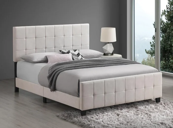 Fairfield – Upholstered Bed – Eastern King Bed – Beige