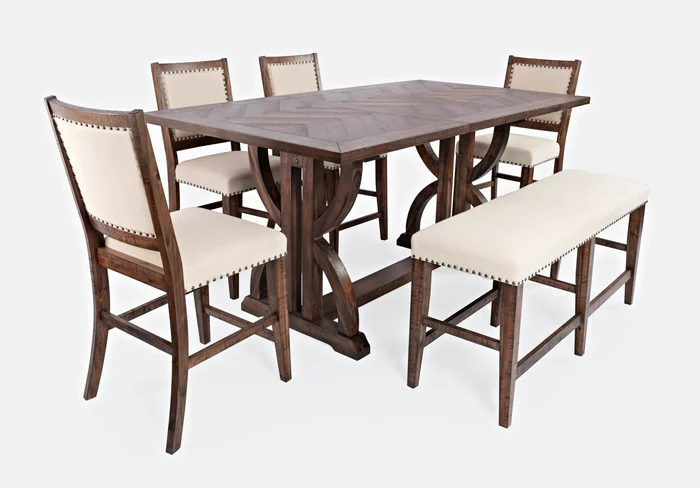 Fairview 6 Piece Dining Set 1931-78D-6 by Jofran at Old Brick Furniture & Mattress Co.