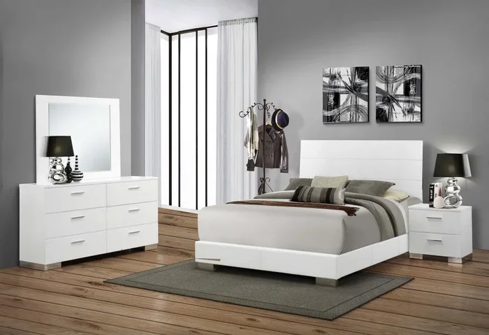 Felicity – Contemporary Panel Bed Bedroom Set