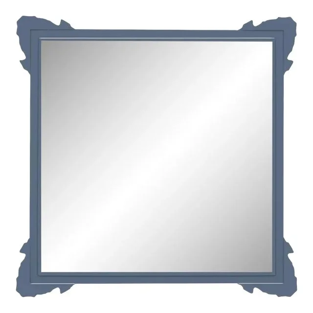 Fleur Home Garden District Napoleon Square Mirror in Distance, 30×30
