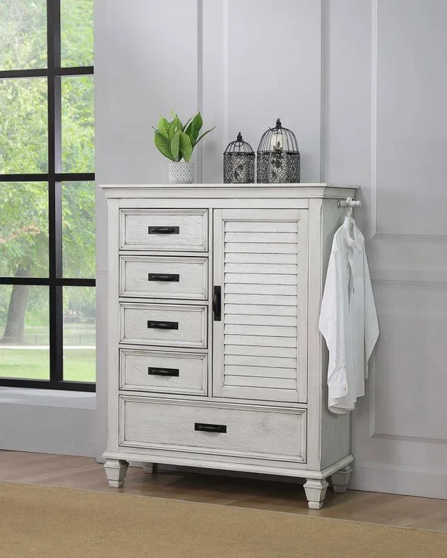 Franco – 5-Drawer Door Chest