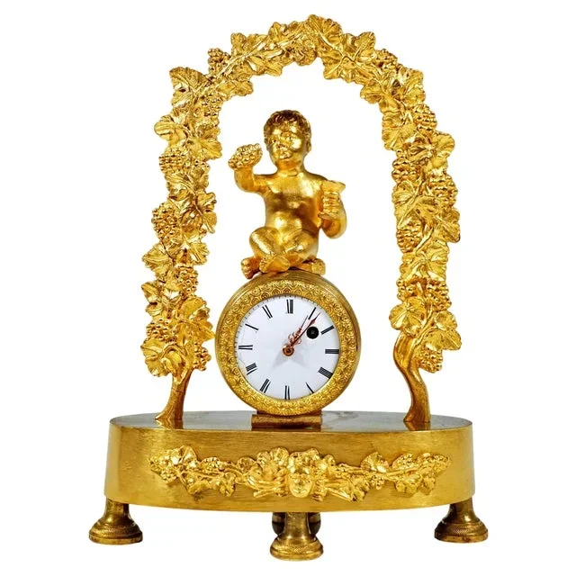 French Ormolu Table Clock, 1840