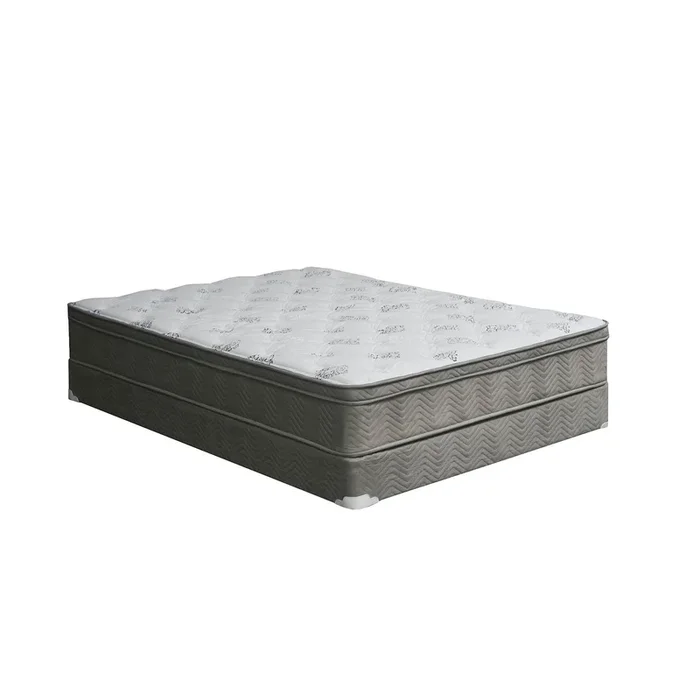 Furniture Of America Aleksa White/Gray Euro Pillow Top 11″ Euro Top Mattress, Eastern King Model DM335EK-M