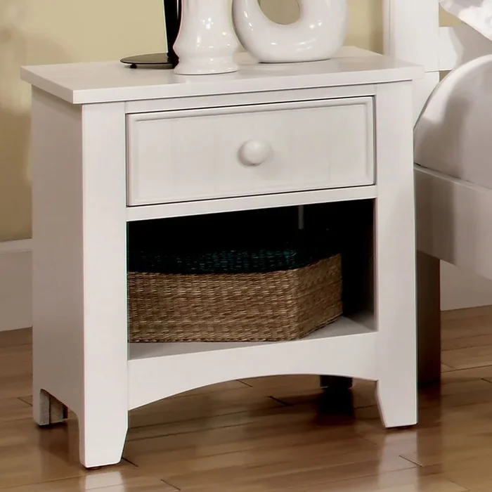 Furniture Of America Corry White Transitional Night Stand Model CM7905WH-N