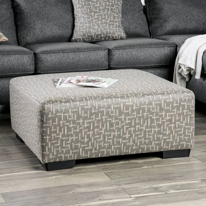 Furniture Of America Earl Gray Transitional Ottoman Model SM5152-OT