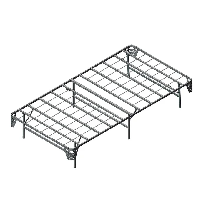 Furniture Of America Framos Silver Frame Base Foundation – Twin Model MT-FND-T