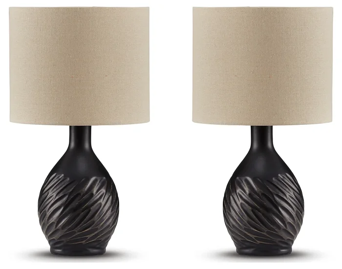 Garinton Table Lamp (Set of 2) L180184X2 by Signature Design by Ashley at Old Brick Furniture & Mattress Co.