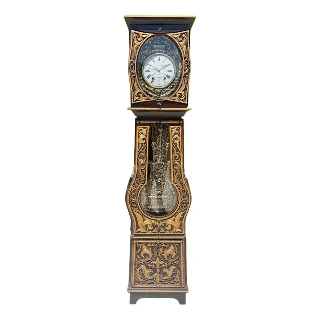 Gothic Style Oak Clock