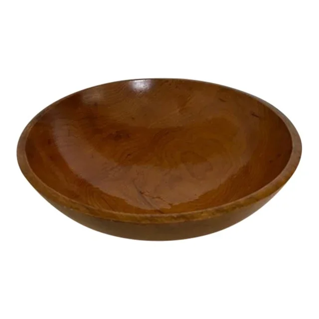 Great Big Vintage Wooden Bowl, Made in Vermont
