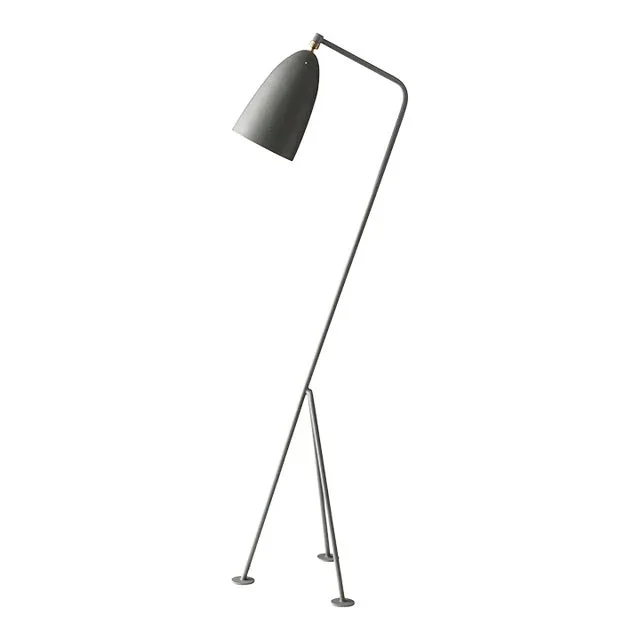Greta Magnusson Grossman ‘Grasshopper’ Floor Lamp in Dusty Blue