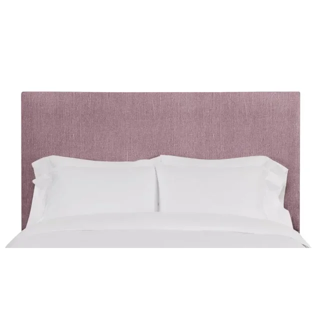Hadley King Headboard, Plum Linen