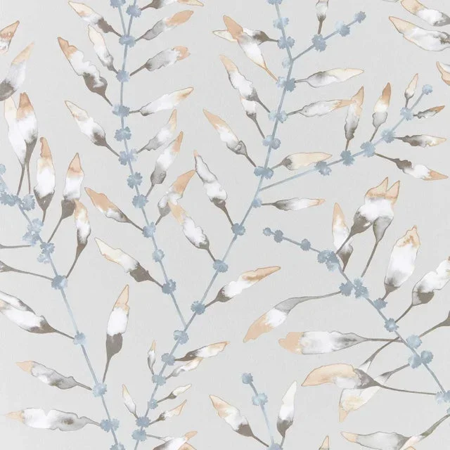 Harlequin Chaconia Wallpaper in Amber/Slate – a Sample