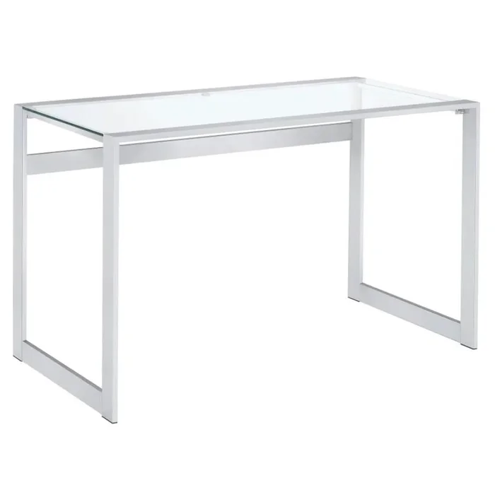 HARTFORD 47-inch Glass Top Writing Desk