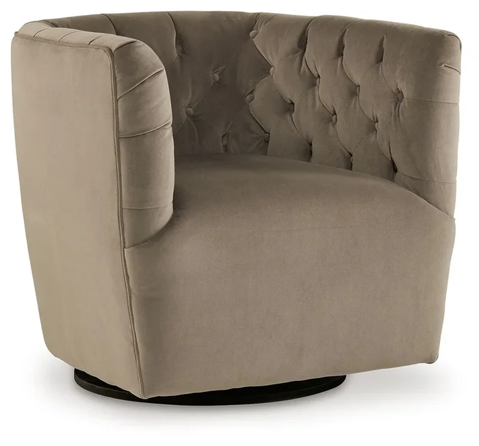 Hayesler – Swivel Accent Chair – Cocoa