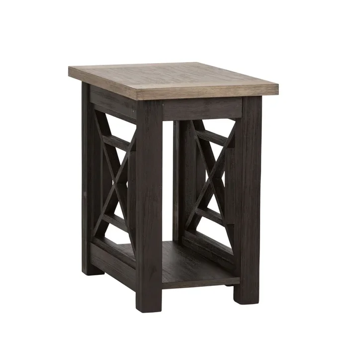 Heatherbrook – Chair Side Table – Black