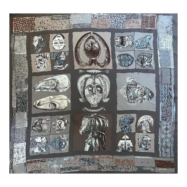 Hermès « Persona » Silk Scarf 1997