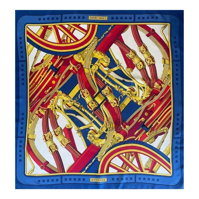 Hermès Silk Scarf « Rythmes » 2000