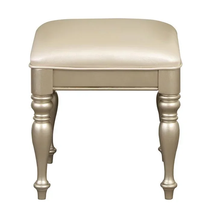 Homelegance Antoinetta Vanity Stool in Champagne Wood 1919NC-14