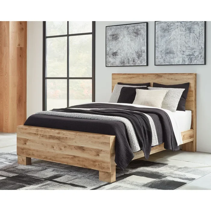Hyanna – Tan – King Panel Bed