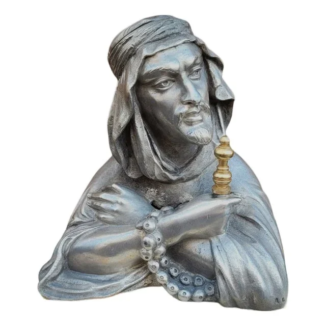 Inkwell in Silver Bronze from Alp Giroux
