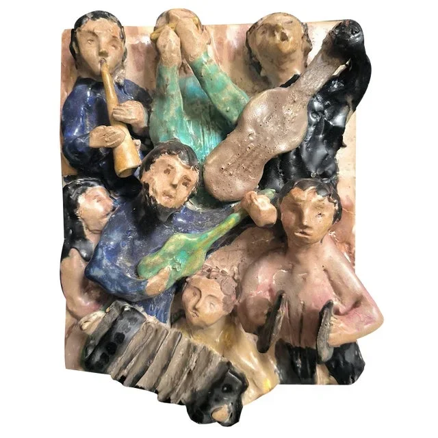 Italian Artist, The Jazzists, 1960s, Ceramic