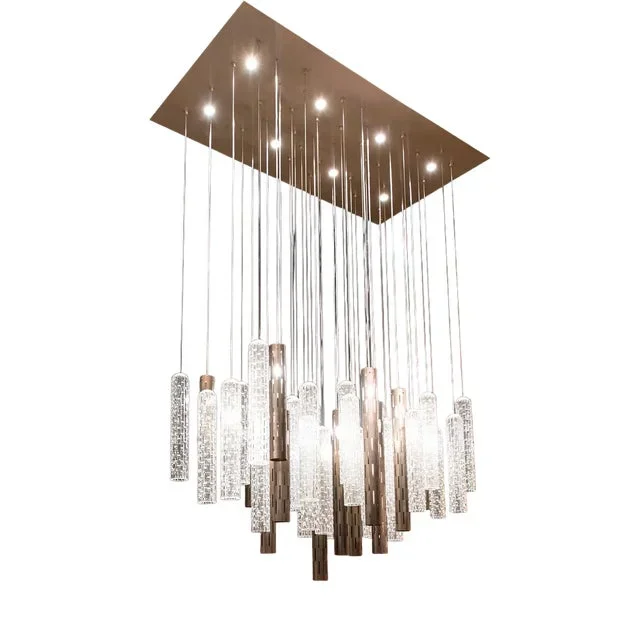 Italian Pipe Murano Glass 105 Ceiling Lamp from VGnewtrend