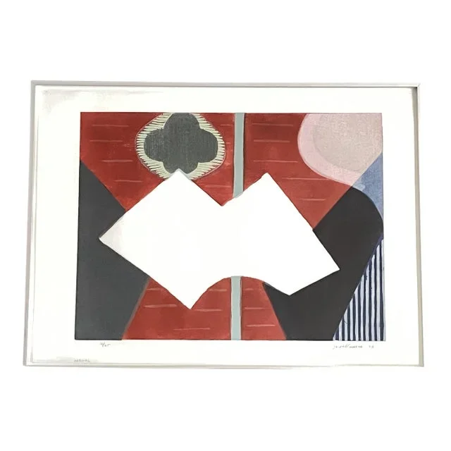 Jacob Kainen Etching and Aquatint “Arrival”