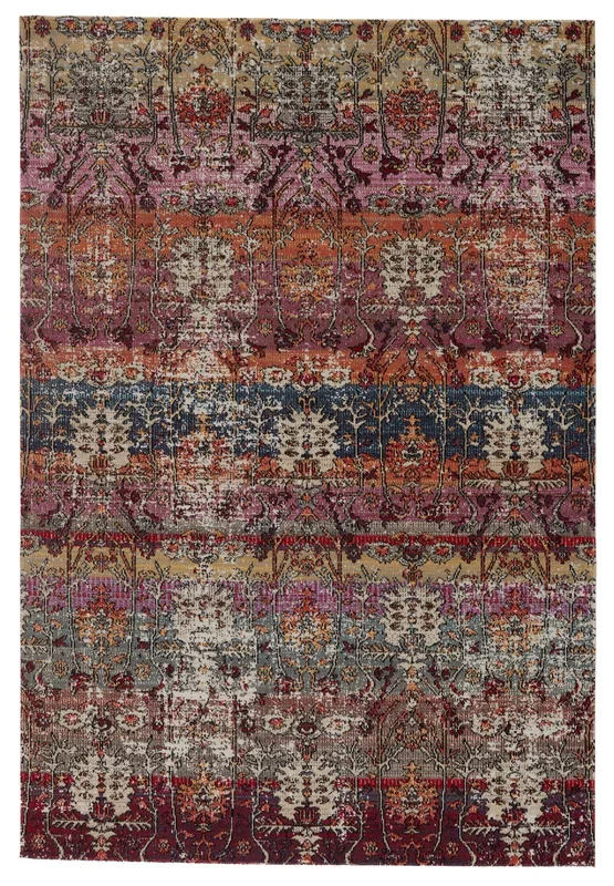 Jaipur Living Genesee Indoor/ Outdoor Trellis Multicolor/ Pink Area Rug