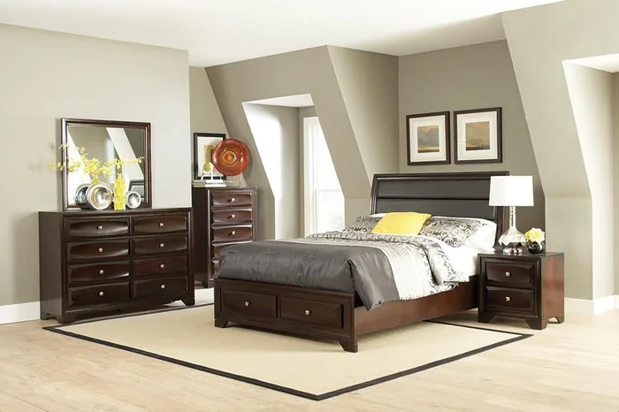 Jaxson Collection – California King Bed – Brown