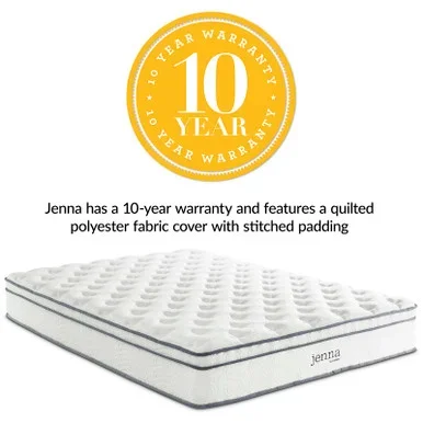Jenna 10″ Innerspring and Foam California King Mattress / MOD-6080