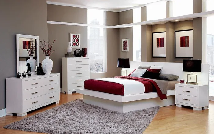 Jessica – Queen Bed – White