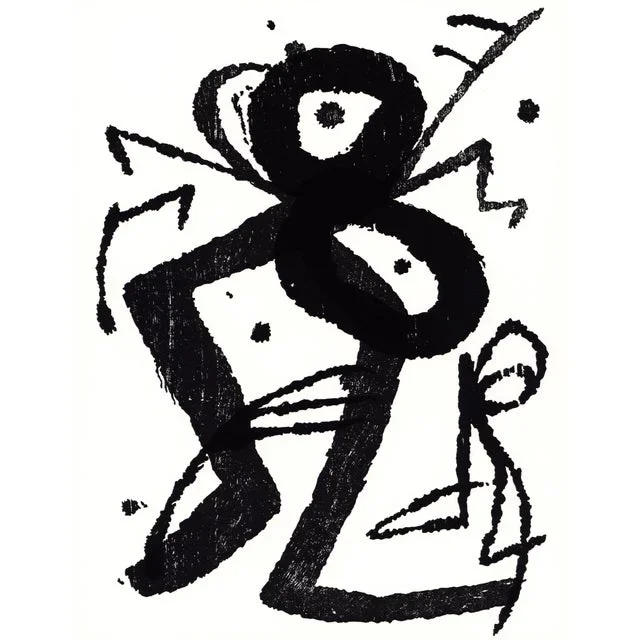Joan Miró “Engraver” Original 2001 Woodcut Engraving 1
