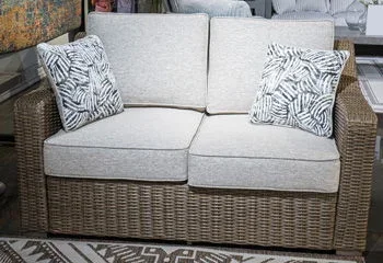 Laguna Heights – Loveseat With Cushion – Beige