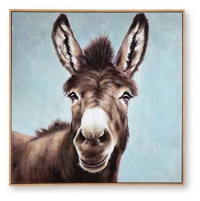 Landerton – Wall Art – Brown / Blue / White