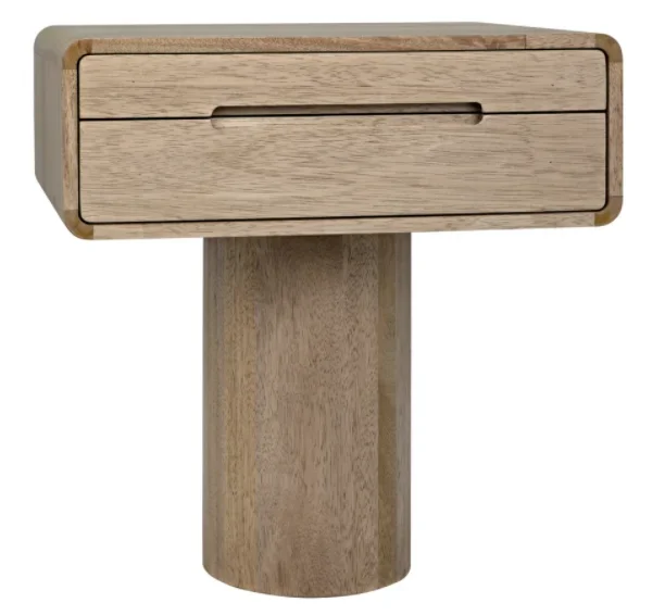 Langford Side Table, Washed Walnut